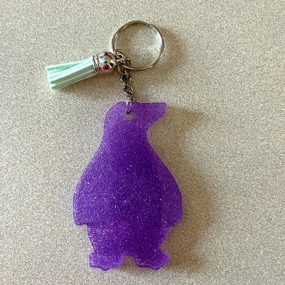 Hand Crafted Accessories - Handmade Penguin Keychain